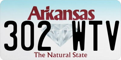 AR license plate 302WTV