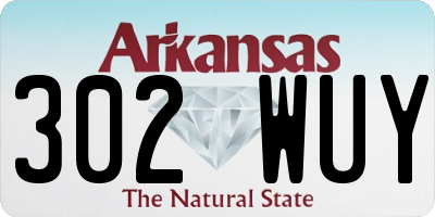 AR license plate 302WUY