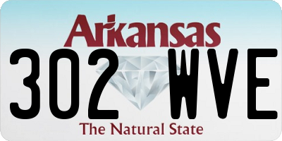 AR license plate 302WVE
