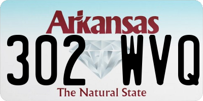AR license plate 302WVQ