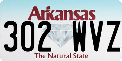 AR license plate 302WVZ