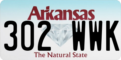 AR license plate 302WWK