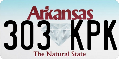 AR license plate 303KPK