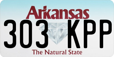 AR license plate 303KPP