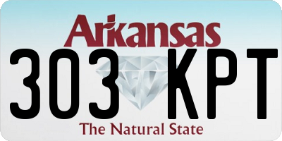 AR license plate 303KPT