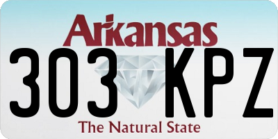 AR license plate 303KPZ