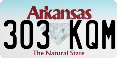 AR license plate 303KQM