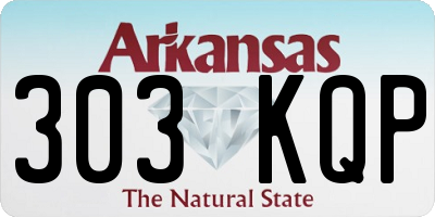 AR license plate 303KQP