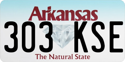 AR license plate 303KSE