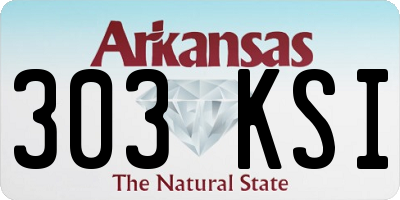 AR license plate 303KSI