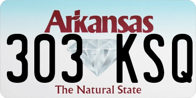 AR license plate 303KSQ