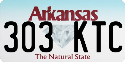 AR license plate 303KTC