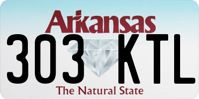 AR license plate 303KTL