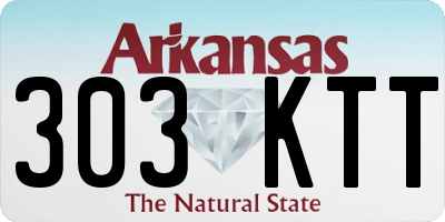 AR license plate 303KTT