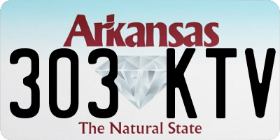 AR license plate 303KTV