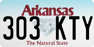AR license plate 303KTY