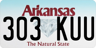 AR license plate 303KUU