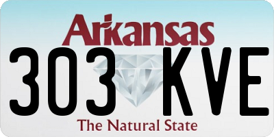 AR license plate 303KVE