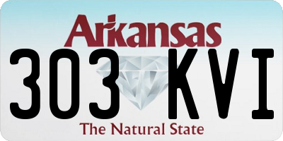 AR license plate 303KVI