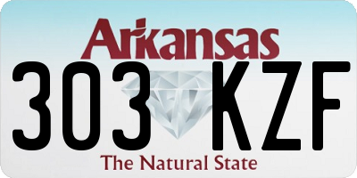 AR license plate 303KZF
