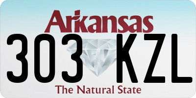 AR license plate 303KZL