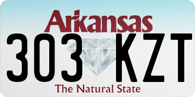 AR license plate 303KZT