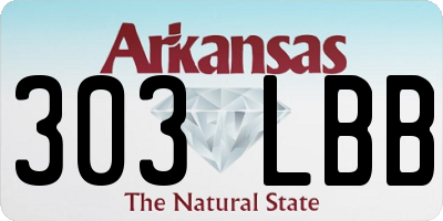 AR license plate 303LBB