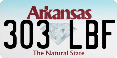 AR license plate 303LBF
