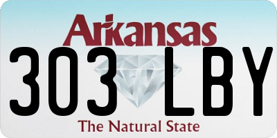 AR license plate 303LBY