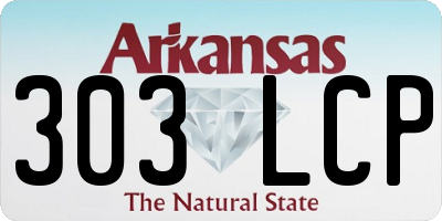 AR license plate 303LCP