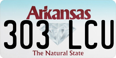 AR license plate 303LCU