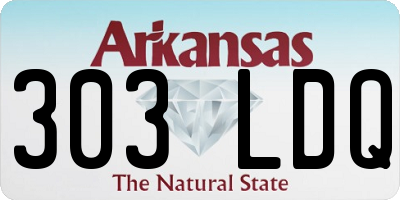 AR license plate 303LDQ