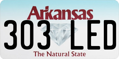 AR license plate 303LED