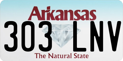 AR license plate 303LNV