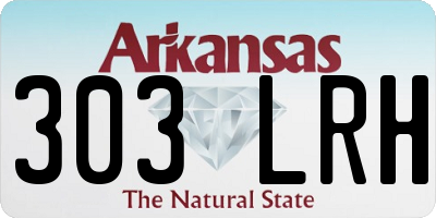AR license plate 303LRH