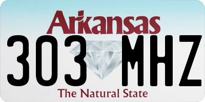 AR license plate 303MHZ
