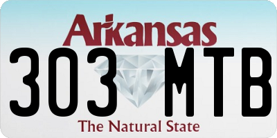 AR license plate 303MTB