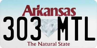 AR license plate 303MTL