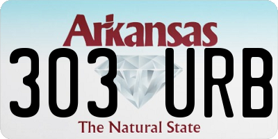 AR license plate 303URB