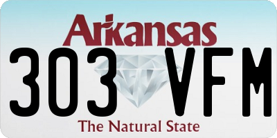 AR license plate 303VFM