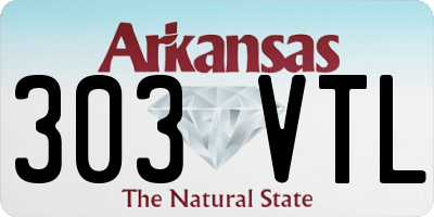 AR license plate 303VTL