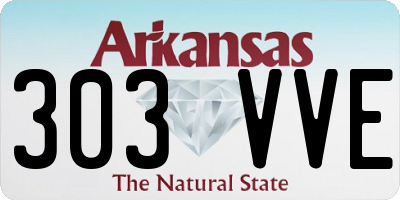 AR license plate 303VVE