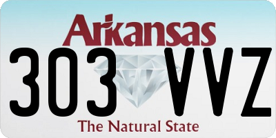 AR license plate 303VVZ