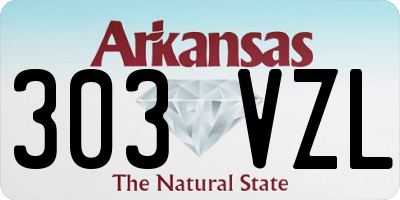 AR license plate 303VZL