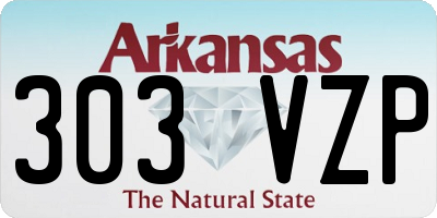 AR license plate 303VZP