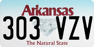 AR license plate 303VZV
