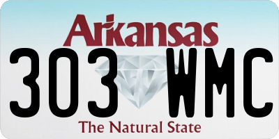 AR license plate 303WMC