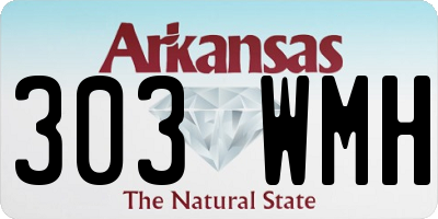 AR license plate 303WMH