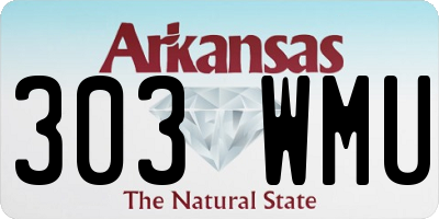 AR license plate 303WMU