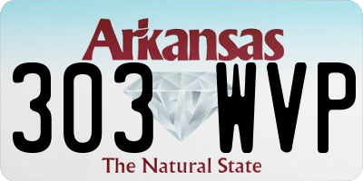 AR license plate 303WVP